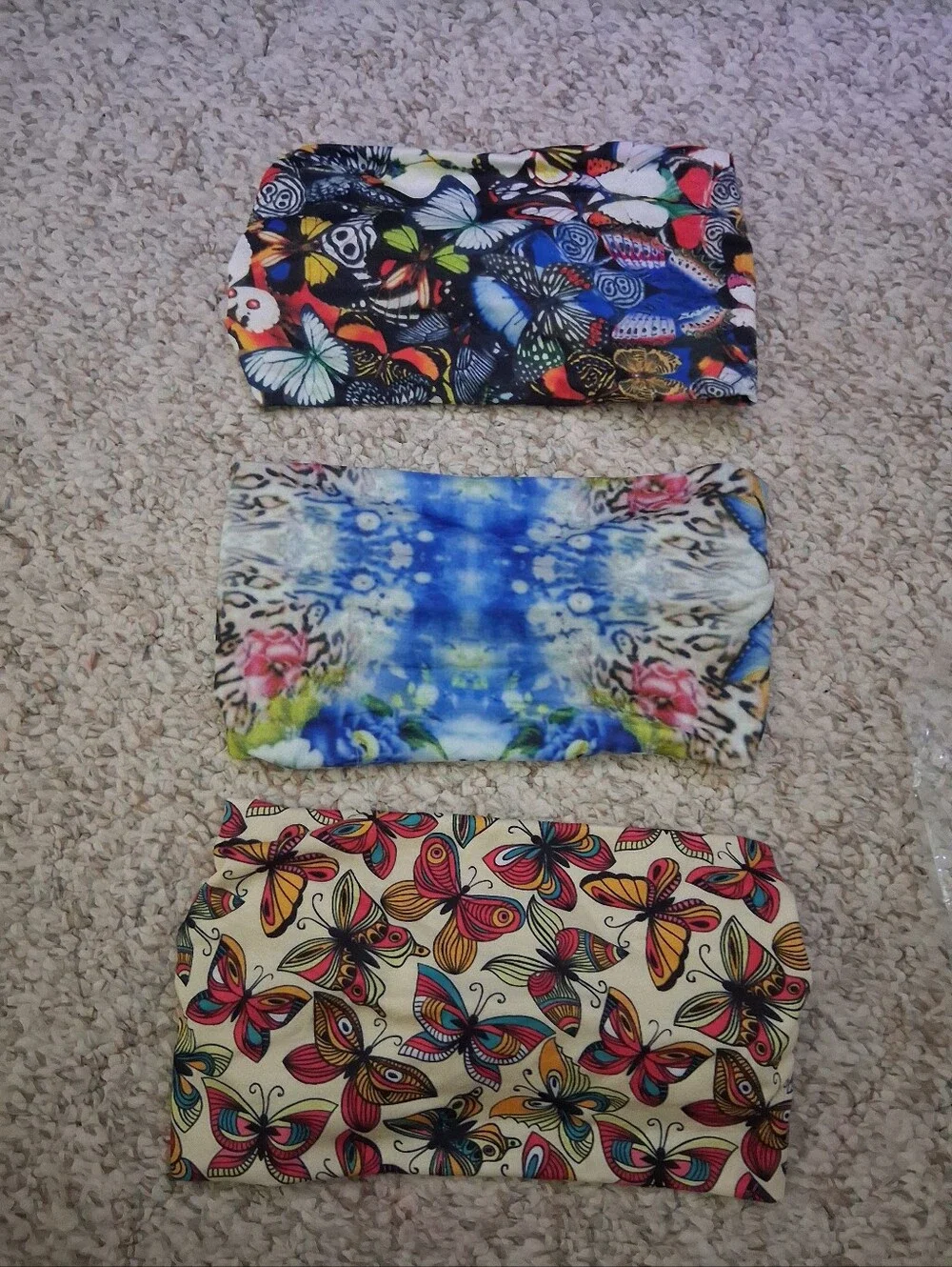 Bundle! Boho Floral Wide Headbands + Hair Clips